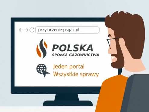 Przylaczenie.psgaz.pl - załóż konto na portalu przyłączeniowym PSG
