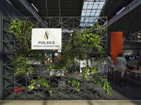 Stoisko Polskiej Spółki Gazownictwa na targach EXPO-GAS 2021