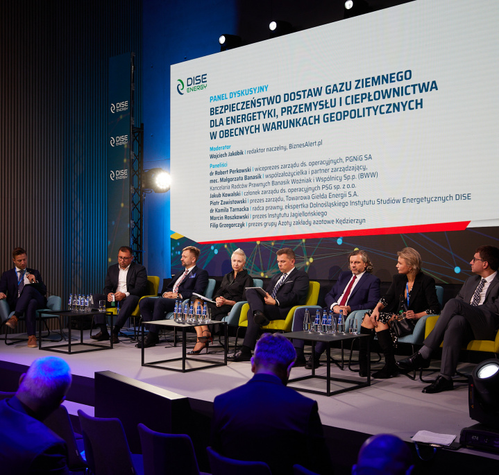 Participants in the panel discussion at the 8th DISE Energy Congress
