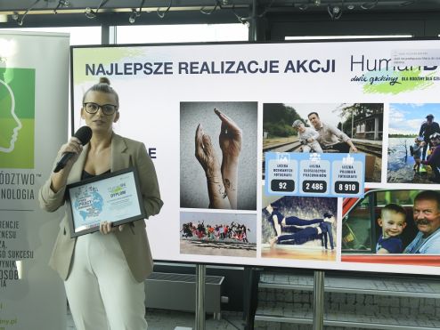 Uroczystość wręczenia nagród w konkursie HumanBE - Dwie Godziny dla Rodziny/Człowieka