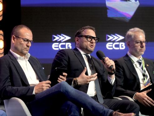 Dr Szymon Paweł Moś, członek zarządu Polskiej Spółki Gazownictwa podczas XIII edycji Ogólnopolskiego Szczytu Energetycznego