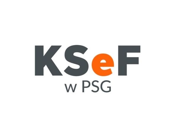 grafika z napisem KSef w PSG
