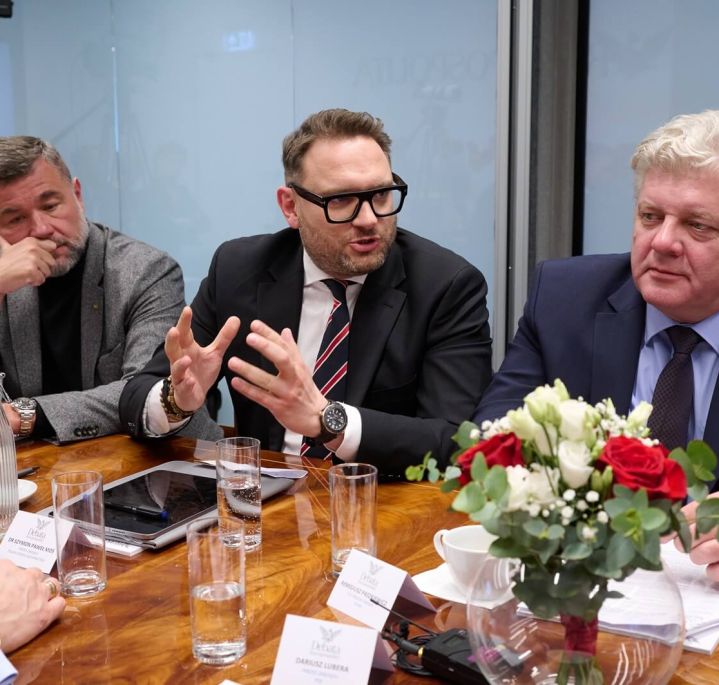 Szymon Paweł Moś, prezes zarządu Polskiej Spółki Gazownictwa podczas debaty Rzeczpospolitej