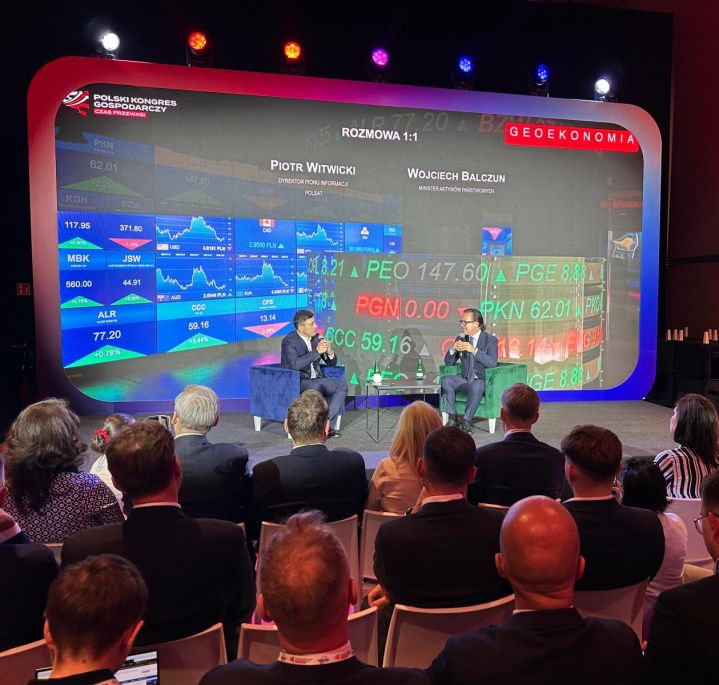 Uczestnicy debaty podczas Polskiego Kongresu Gospodarczego